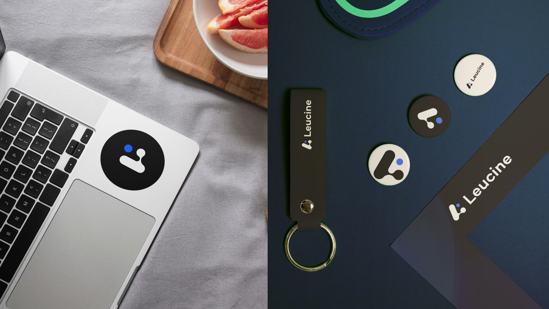 Stickers and laptop branding