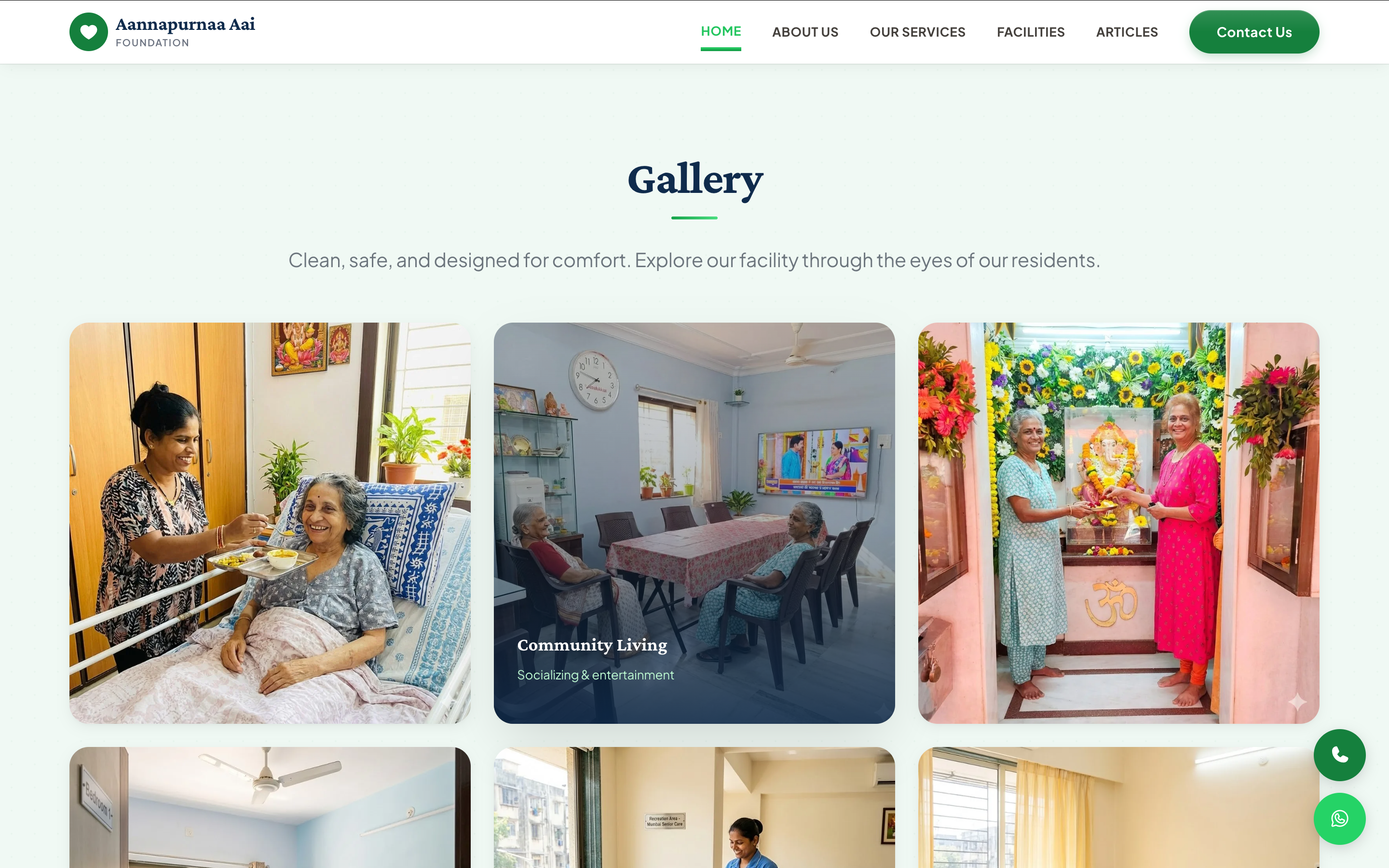 Aannapurnaa — gallery of real spaces