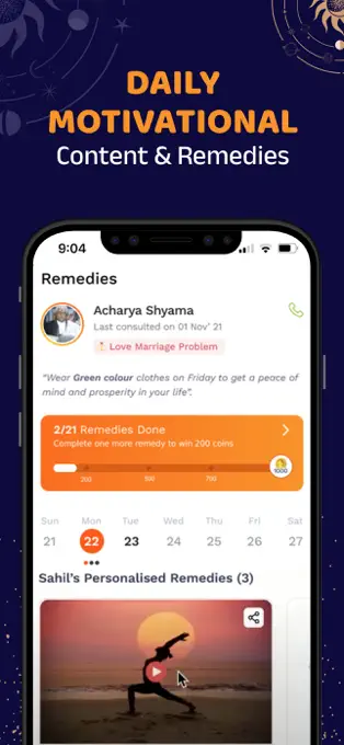 Bodhi — astrologer-prescribed remedies with calendar tracking and progress