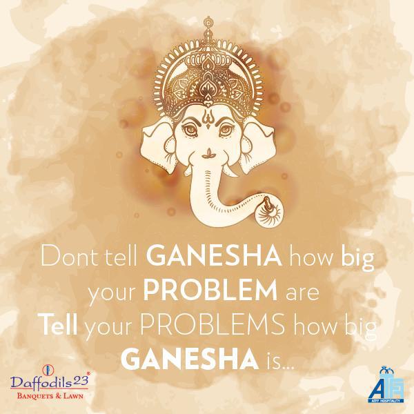 Ganesha inspirational quote post